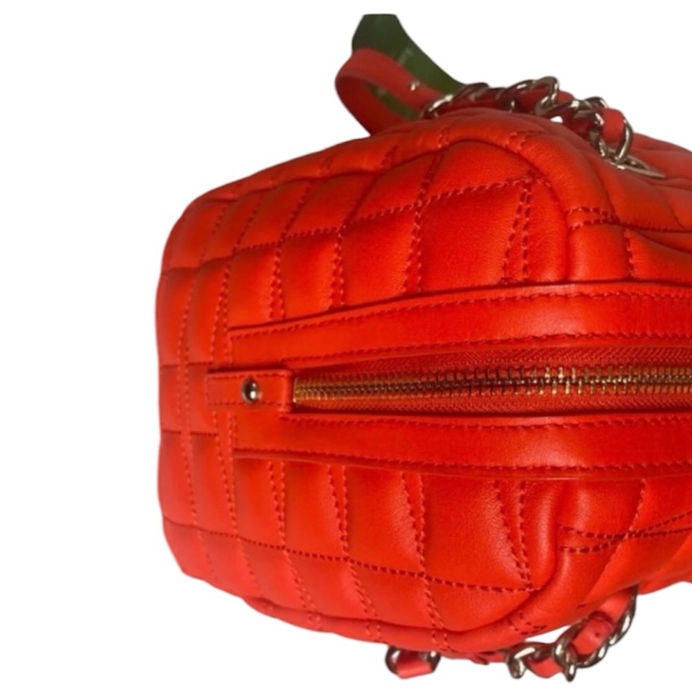 Kate Spade Quilted Leather “Maxie” Handbag in Flame Red. NWT, Original Dustbag - Picture 5 of 13